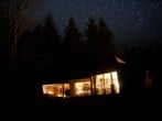 Knoydart Hide by night